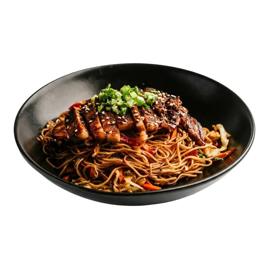 El mismo plato, recortado, sin el fondo